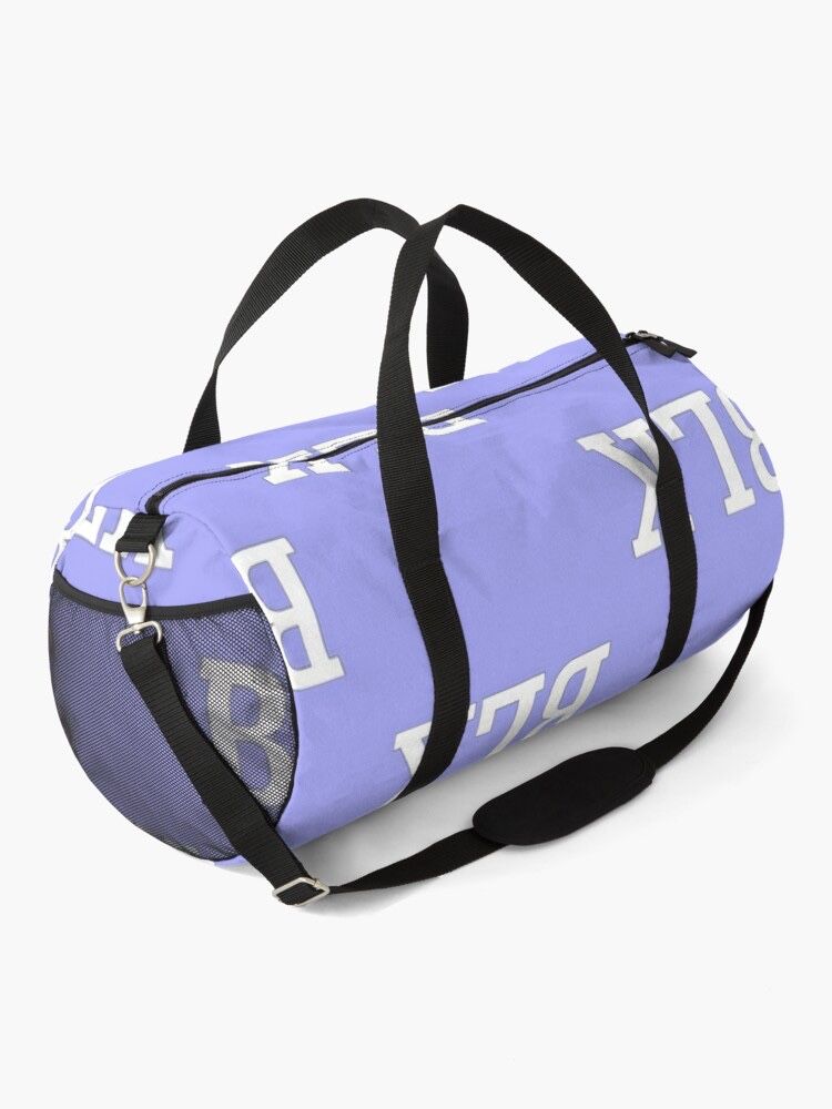 Black Summer Purple Duffle Bag