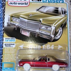 AW LUXURY CRUISERS 1975 CADILLAC ELDORADO PREMIUM ULTRA RED CHASE R1 V.A