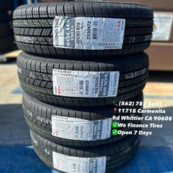 205/65R16 Kumho New Set of Tires Installed and Balanced Set de Llantas Nuevas Instaladas y Balanceadas