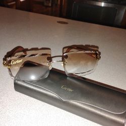 Cartier Wood Glasses