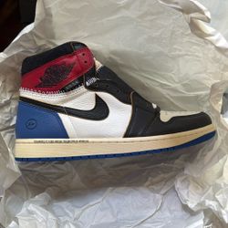 Union X Fragment Jordan 1 Varsity Red 10.5