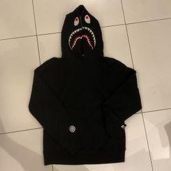 Xl BAPE Shark x Tiger Pullover Hoodie 'Black'