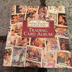 American Girl Trading Card Album with over 250 cards!
