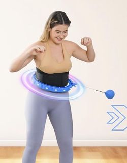 ‼️BRAND NEW‼️ Weighted Infinity Hoop with Color Changing LED Lights for Adults. For Weight Loss & Exercise. Quieter & More Stable Hula Hoops. Adjustab