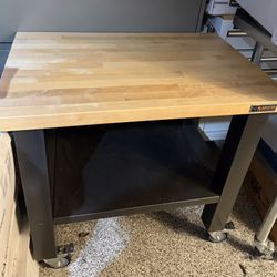Gladiator 3’  Mobile Workbench w/ Hardwood Top