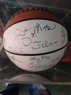 Spalding Multi-Signed Autograph Basketball