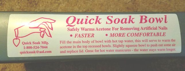 Quick Soak Finger Bowl