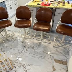 Steel Leather Chairs