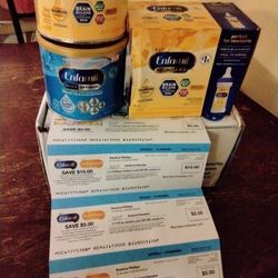 Unopened Baby Formula And Coupons 