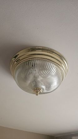 Millbridge 2-Light Polished Brass Ceiling Mount Light