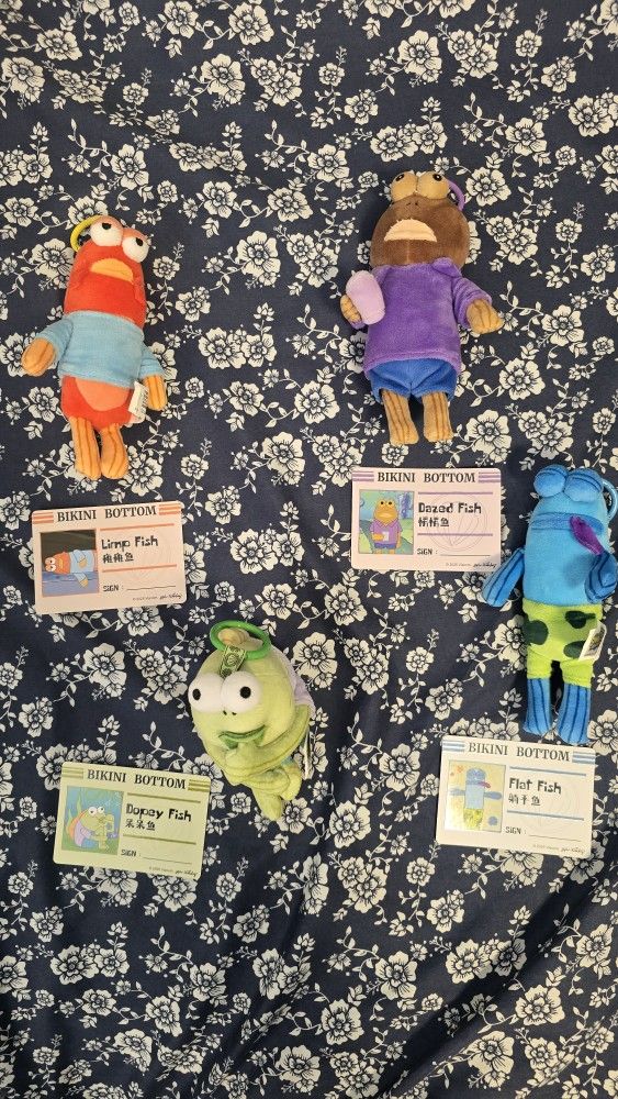 Popmart spongebob bikini bottom buddies blindbox figures