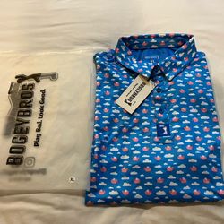 NEW Bogey Bros Men’s Golf Polo Shirt (Size XL) $30