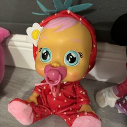 Kids Talking/ Singing Toys. Cry Baby Strawberry 