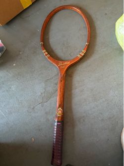 TAD Davis Blackstreak wooden tennis racket