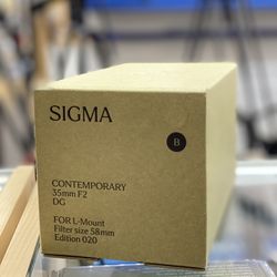Sigma 35mm F2 Lens L Mount