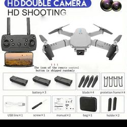 E88 Drone 4k Dual HD Camera WiFi FPV Quadcopter