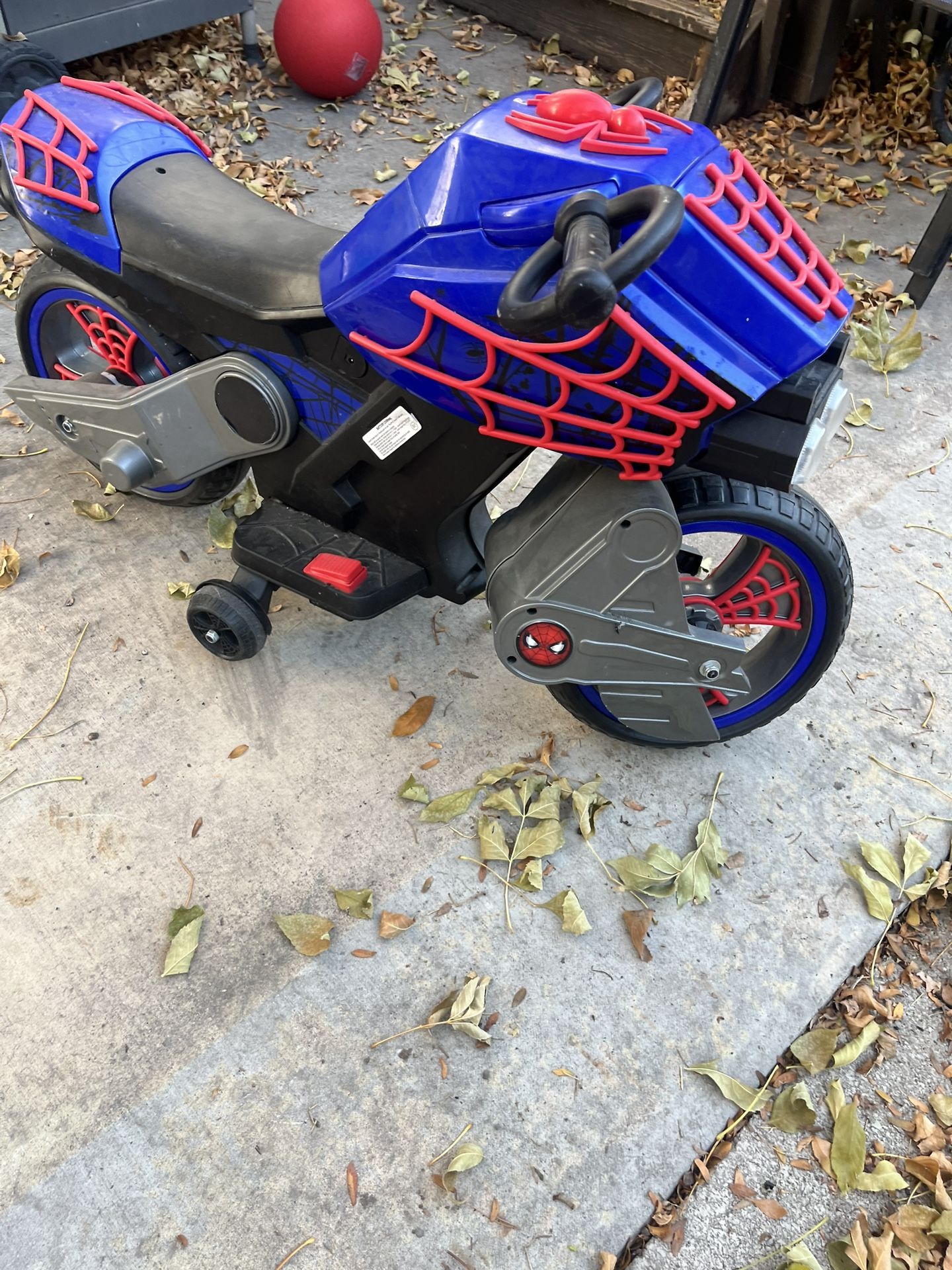 Spider man 6v kids Motorcycle