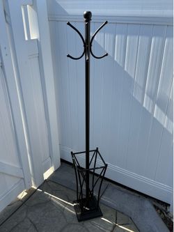 Coat rack and umbrella stand