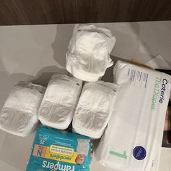 Free Newborn + Size 1 Diapers
