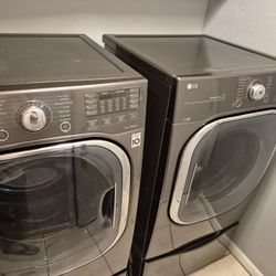 LG Front Load Washer And Dryer 5.0 Cu. Ft