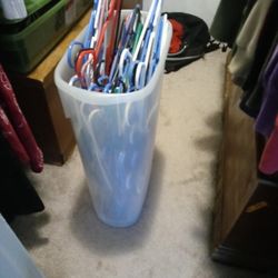 Container Full Of Hangers 