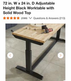 BRAND NEW IN BOX WORK BENCH 72”x24”