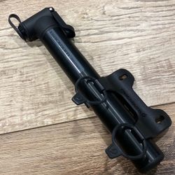 Hand Held Bike Pump With Rack