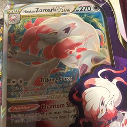  POKÉMON TCG: HISUIAN ZOROARK VSTAR Premium Collection : Toys &  Games