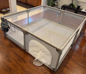Large playpen 79” x 71”