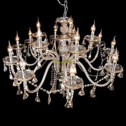 Elegant Crystal Candle 15 Light Decoration Chandelier Pendant Ceiling E12 Lamp