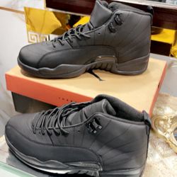 Air Jordan 12 Retro Black Sneakers