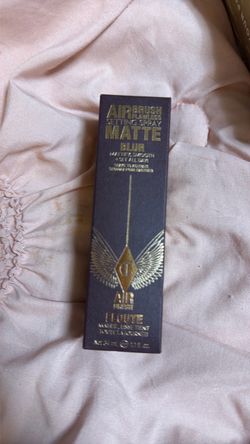 Airbrush matte setting spray