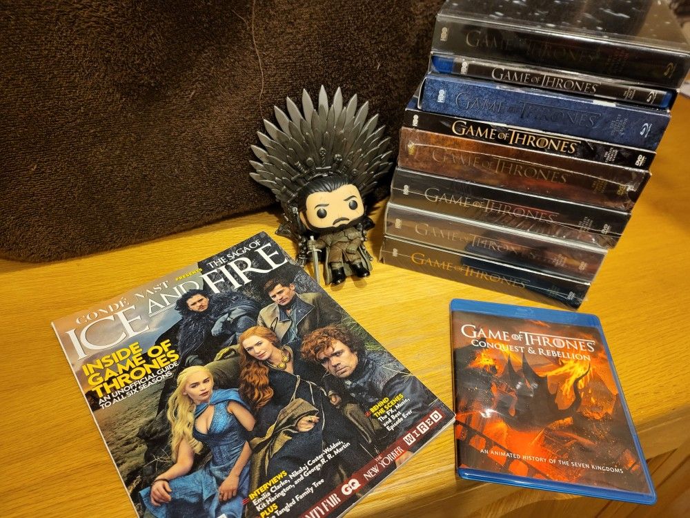 Game Of Thrones DVDs All 8 Seasons PLUS 3 FREE gifts