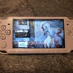 Playstation Psp 2000 Lavendar Mod--ded Video Game Console 