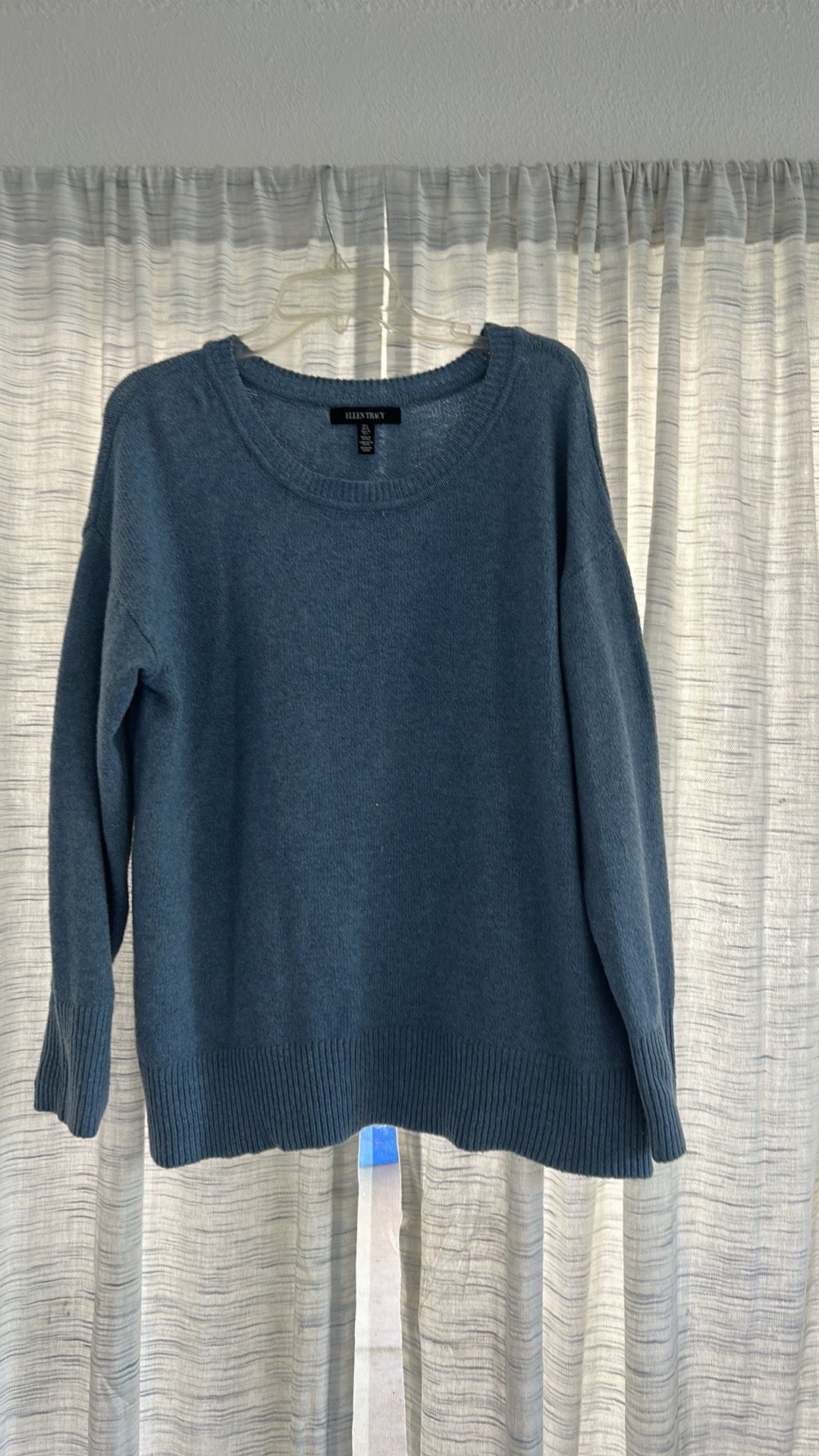 Blue Long Sleeve Top