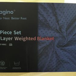 Sagino 2-Piece Weighted Blanket Set