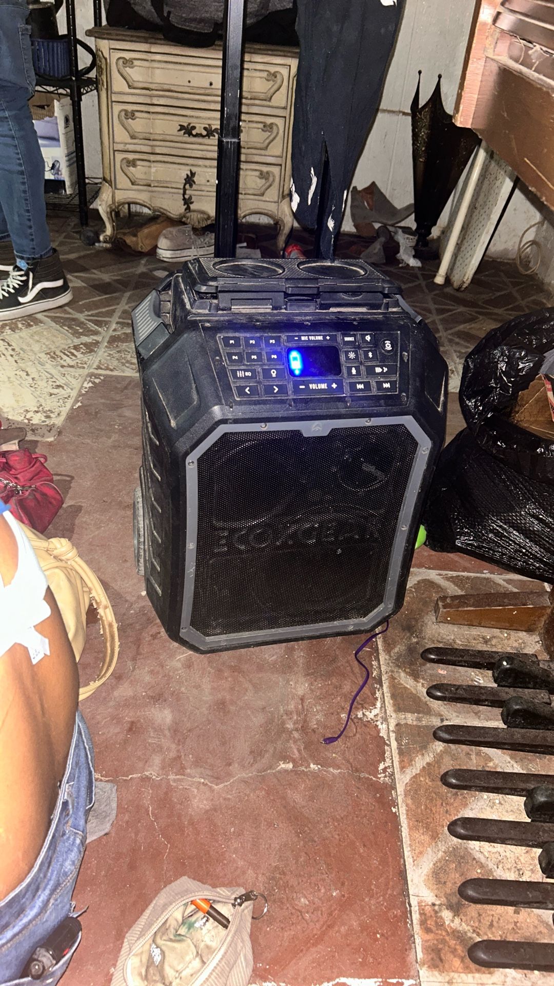 Bluetooth Speaker With Wheels