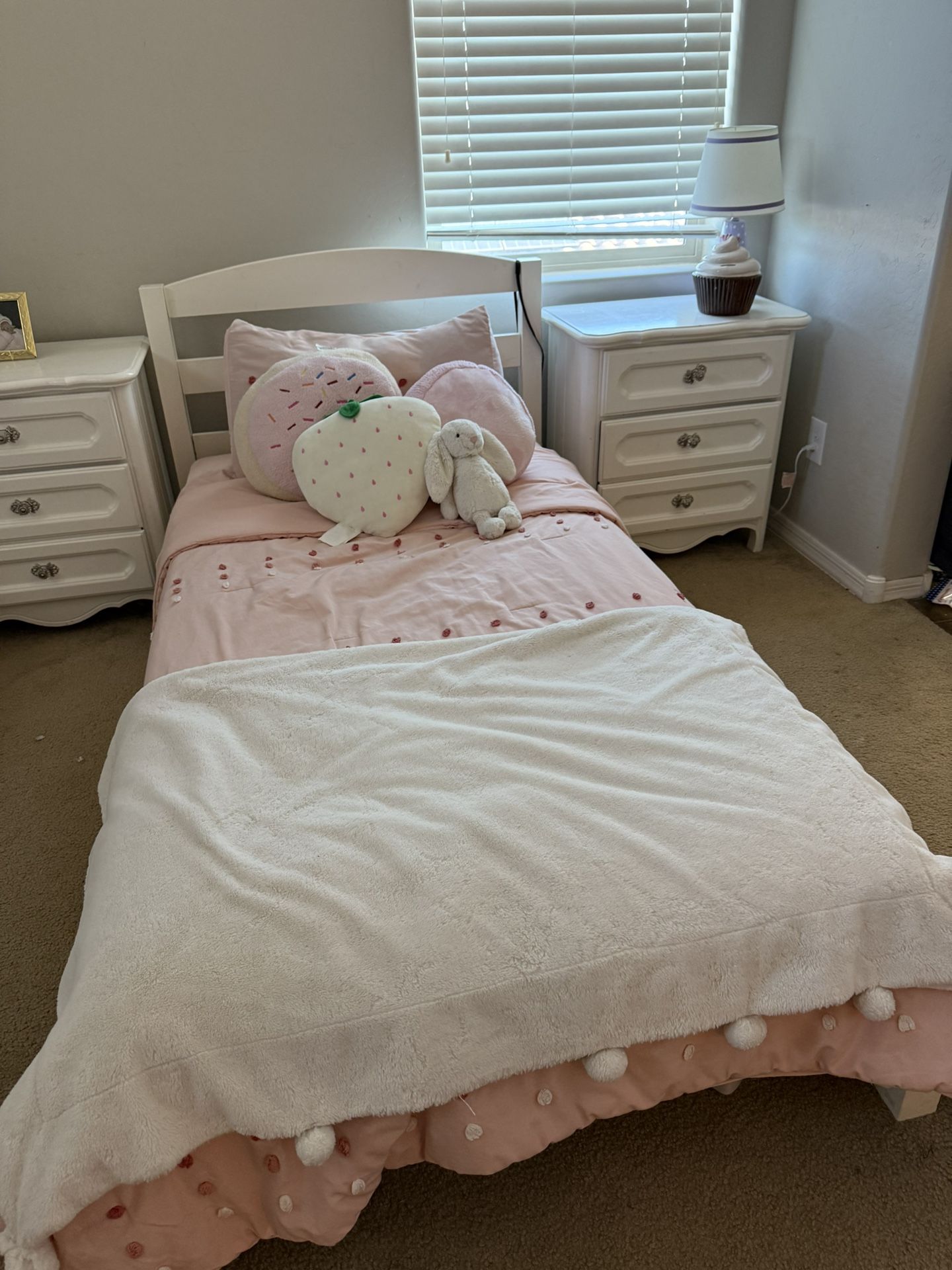 Twin Beds For Sale And Nightstand