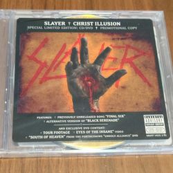 RARE: Slayer - Christ Illusion Sp. Limited Edition Promotional CD/DVD - New