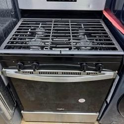 New Open Box Whirlpool Stove Gas Stainless Steel 
