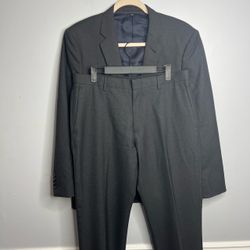 J Crew Ludlow Suit Slim Super 120 Wool Mens 40S / W33x28 Grey Loro Piana *FLAW*