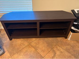 Walker Edison Milton Classic 2 Shelf Corner TV Stand for TVs up to 65 Inches, 58 Inch, Espresso