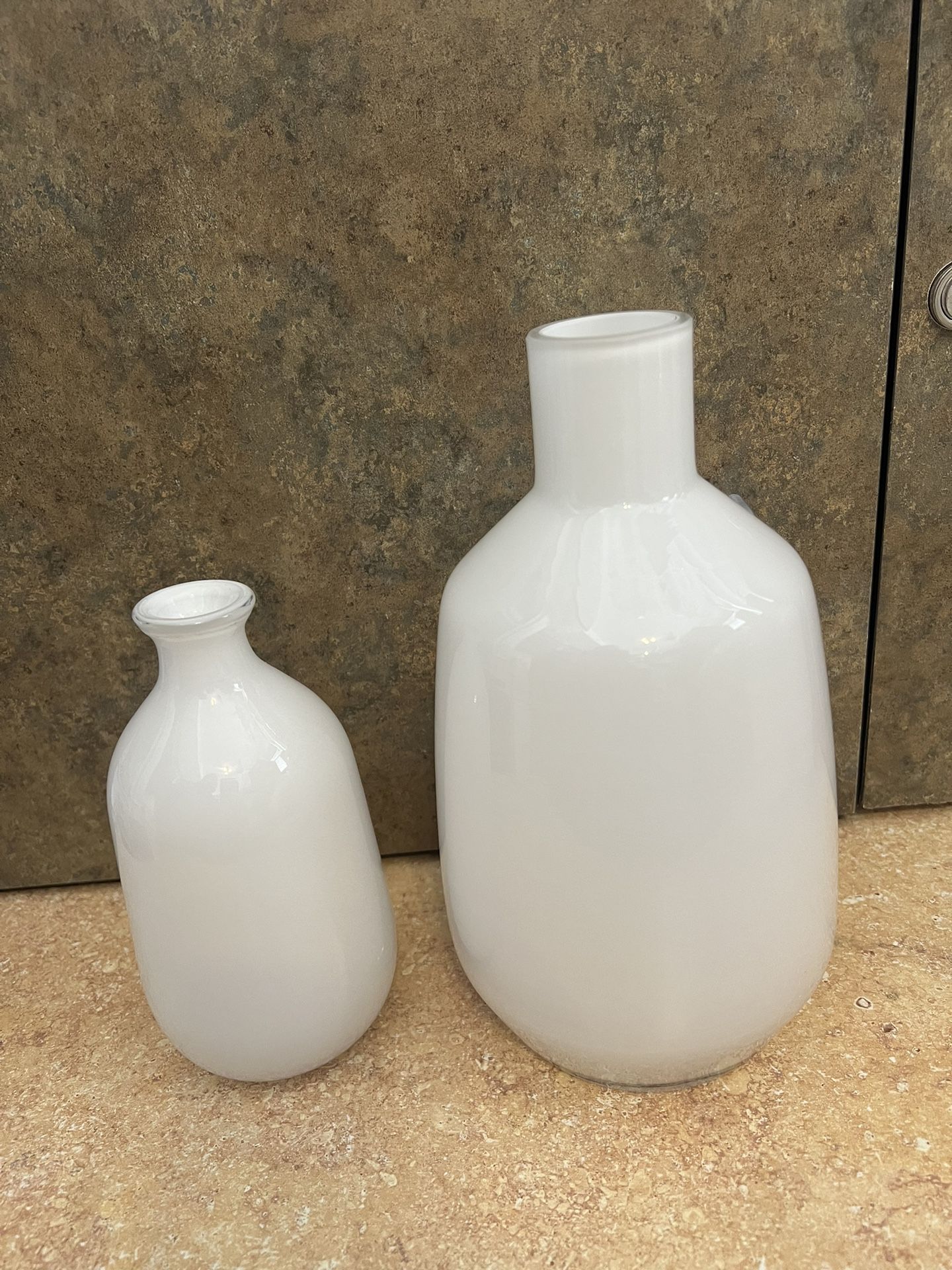 White Vases 14pc. $35