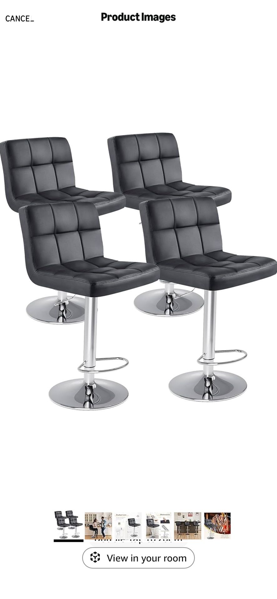 Black Bar Stools