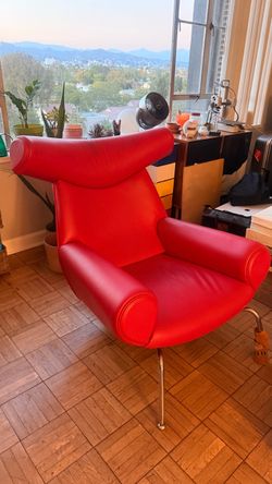 Hans Wegner Ox Chair - Red