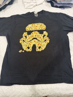 Star Wars Stormtrooper Popcorn T-Shirt Men's XL Black Disney Tee