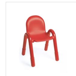9\"H BaseLine Chair, Red AB7909PR, Preschool, Daycare And Homeschool Furniture, Flexible Classroom Seating, Kids School Desk And Activity Chair
