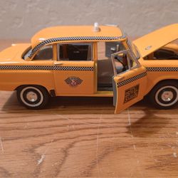 Vintage 1963 Checker New York City Taxi Cab Model Car