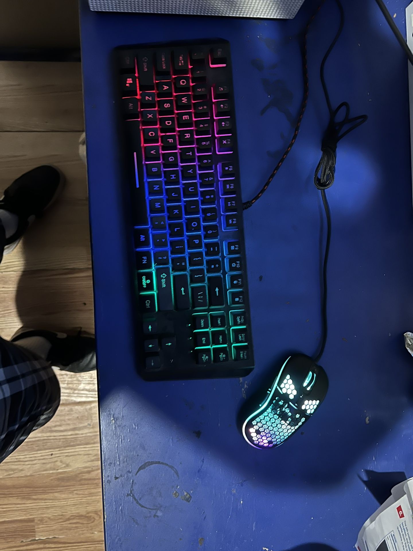 LED Gaming Keyboard And Mouse