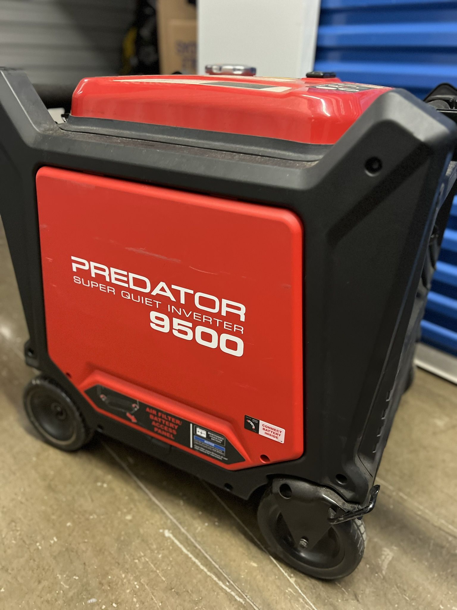 PREDATOR 9500 Watt SUPER QUIET Inverter Generator with CO SECURE Technology